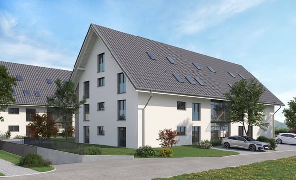 Moderne 4.5-Zimmer-Dachgeschosswohnung mit Galerie an ruhiger Lage von Etziken 2