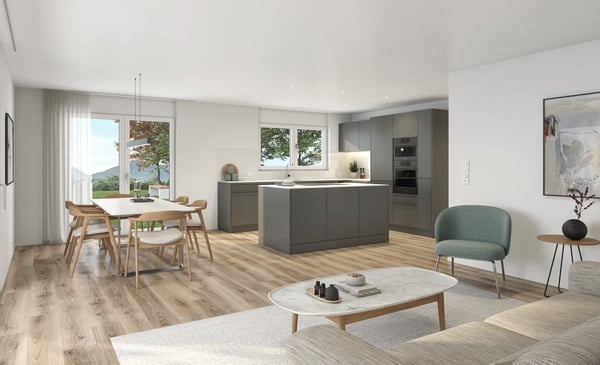 Moderne 3.5-Zimmer-Dachgeschosswohnung in ruhiger Lage von Etziken 12