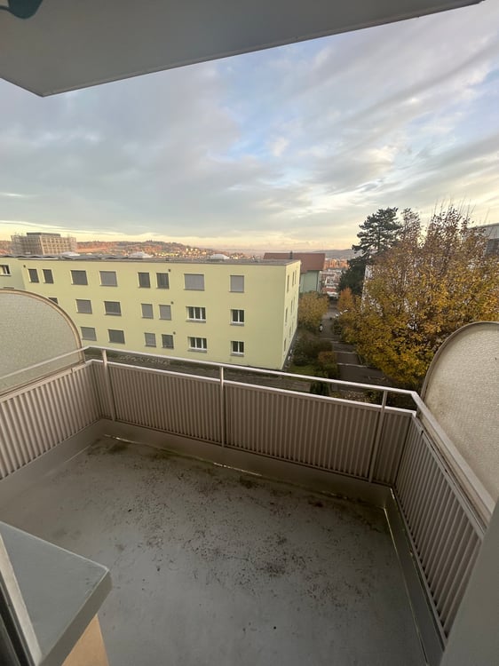 Appartement 1 pièces rénové avec balcon et vue à Biel 12