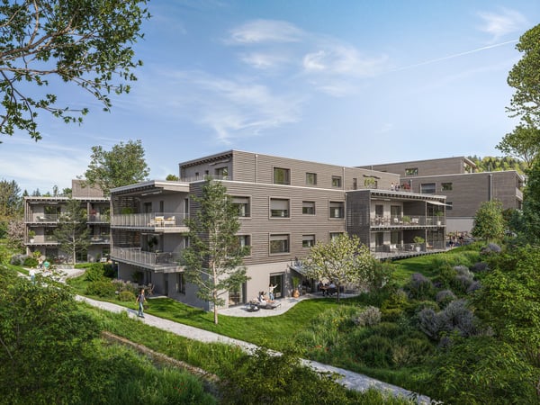 Exklusive  Neubau- Studiowohnung mit hochwertigem Ausbaustandard - Modern wohnen in der Eymatt