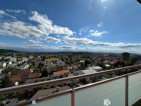 Charmante 3.5-Zimmer-Wohnung mit grossem Balkon und schöner Aussicht in Biel 1