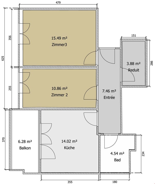 Zentrale 2-Zimmer-Wohnung mit Balkon in Basel-Kleinhüningen 9