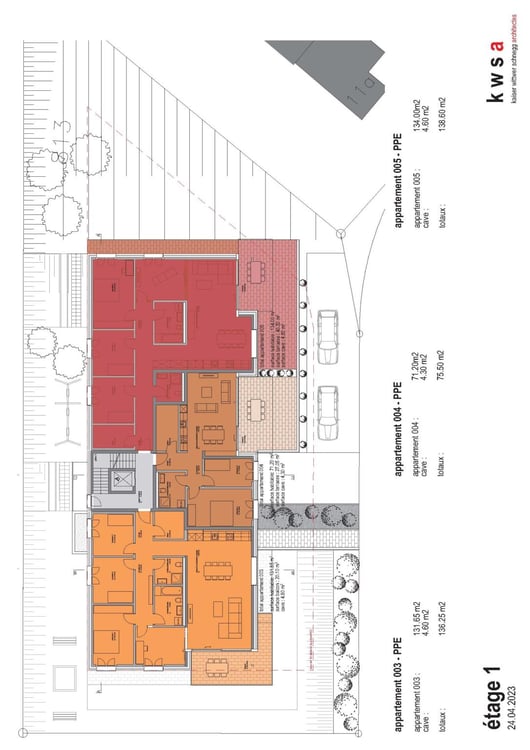 Appartement neuf de 3 pièces avec grande terrasse 8