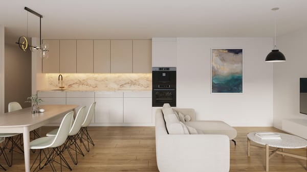 Appartement neuf de 3 pièces avec balcon orienté plein sud 2