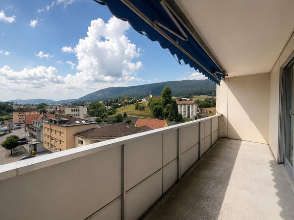 Charmant appartement de 4 pièces avec 2 balcons 1