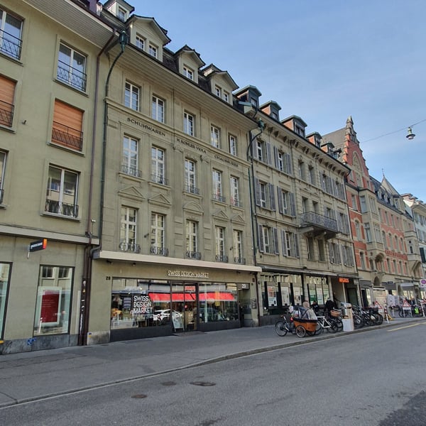 Arbeiten mitten in der Berner Altstadt 1