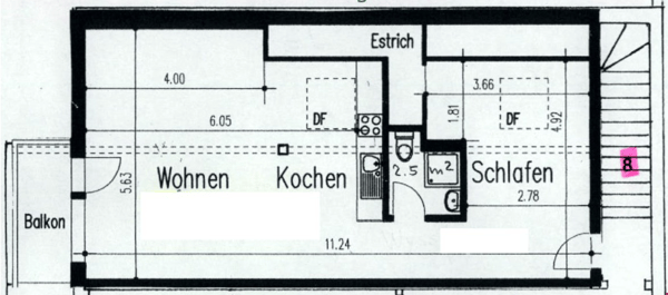 1.5-Zimmer-Wohnung mit Balkon an ruhiger Lage 7