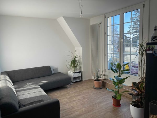 Grosse, heimelige 1.5 Zimmer Dachwohnung mit Balkon 1