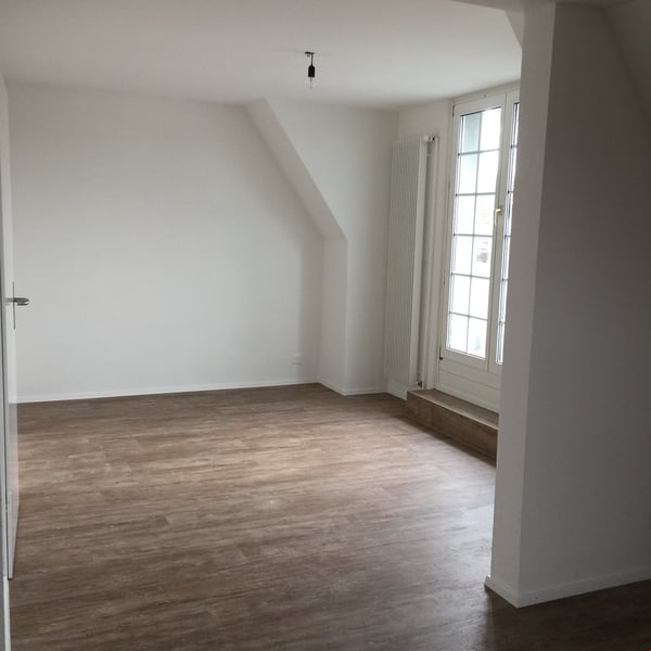 Grosse, heimelige 1.5 Zimmer Dachwohnung mit Balkon 2