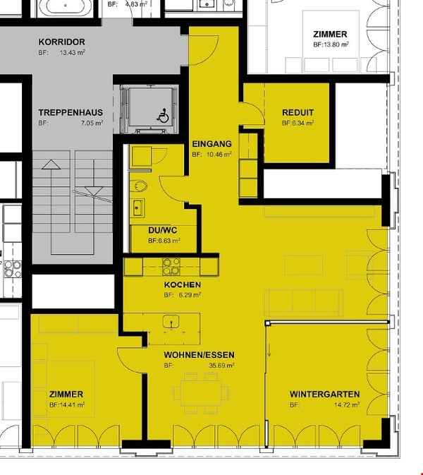 Baujahr 2021 - 2.5 Zimmerwohnung 95 m2 im Birkenhof Uzwil 13