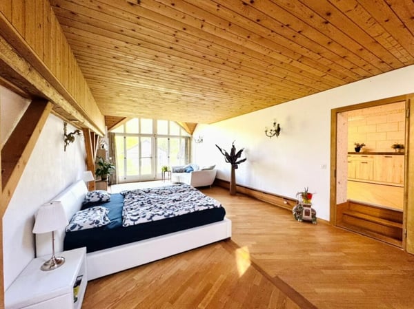 Grosses freistehendes 7.5-Zimmer-Bauernhaus für Pferdeliebhaber oder Kleintierhalter! Pferdeboxen, Remise, Wald und Wiesen .... 19