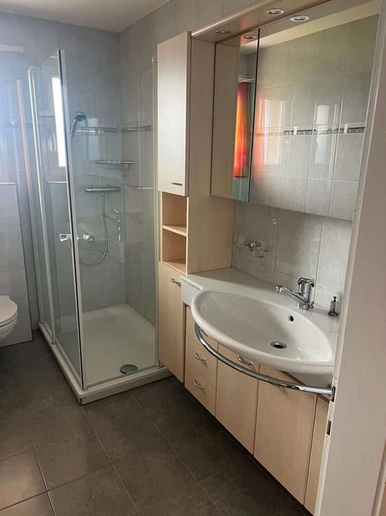 Traumaussicht auf den Thunersee: Grosszügige 2.5-Zimmer-Erdgeschosswohnung in Oberhofen 10