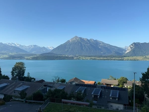 Charmante 4-Zimmer-Dachwohnung mit traumhaftem See- und Bergblick in Oberhofen am Thunersee 2