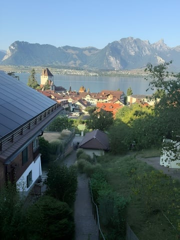 Charmante 4-Zimmer-Wohnung mit Seeblick in Oberhofen am Thunersee 2