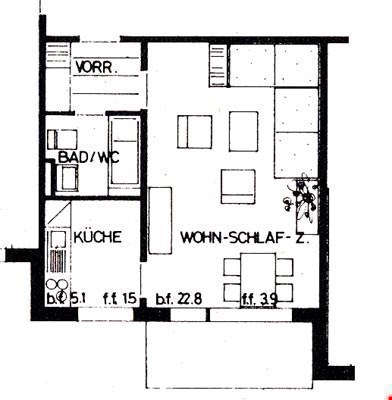 Charmante 1.5-Zimmer-Wohnung mit Balkon in Jona 2