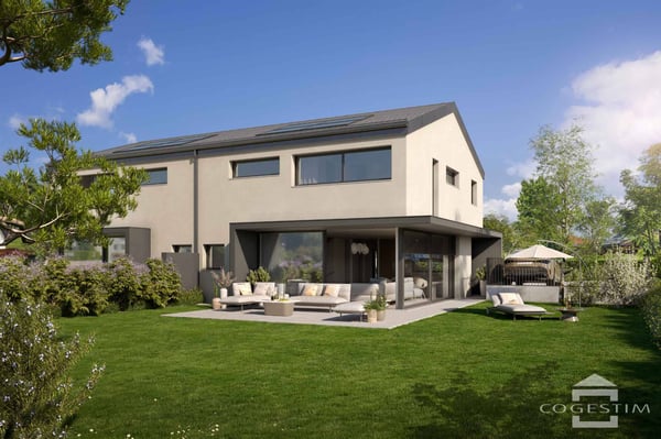 Projet de deux villas jumelles à deux pas du Léman VILLA B 7