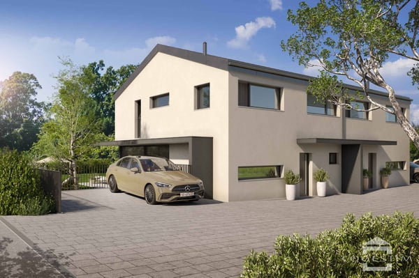 Projet de deux villas jumelles à deux pas du Léman VILLA B 6