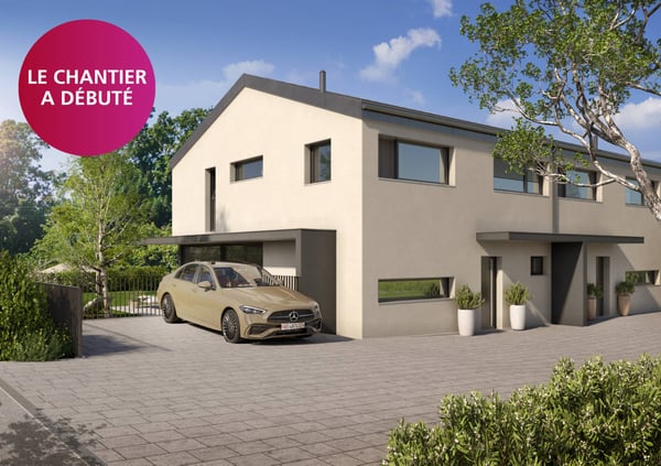 Projet de deux villas jumelles à deux pas du Léman VILLA B