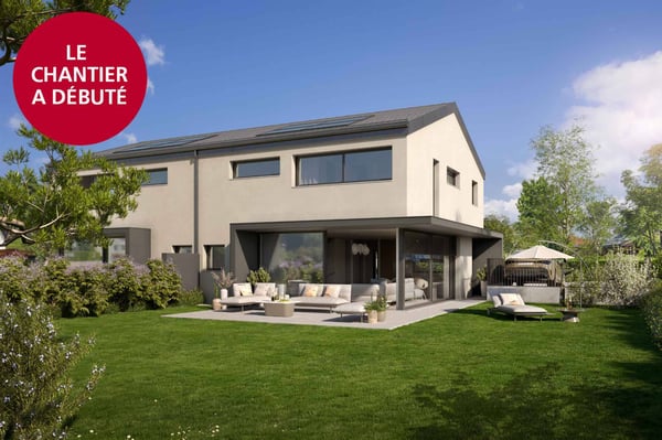 Projet de deux villas jumelles à deux pas du Léman VILLA A 1