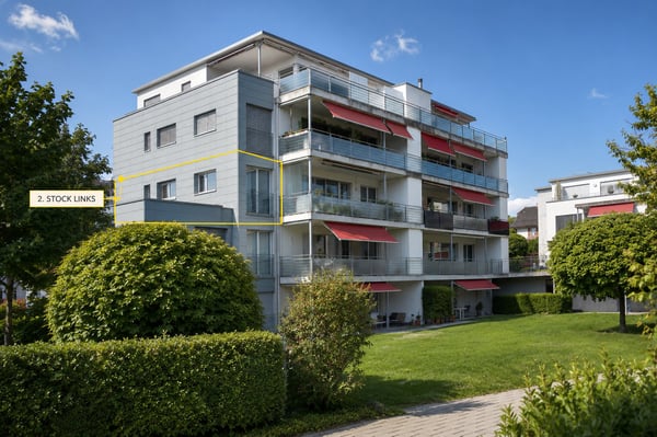 Charmante 5.5-Zimmer-Wohnung mit Balkon und herrlicher Aussicht in Rubigen 1