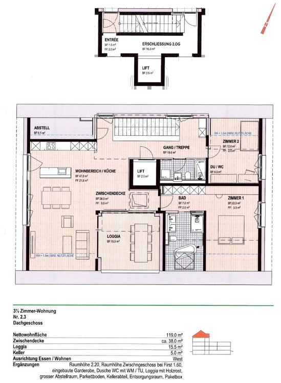 Helle 3.5-Zimmer-Wohnung mit Balkon und schöner Aussicht in St. Gallen 15