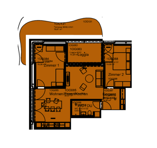 Top moderne 3.5-Zimmer-Wohnung im Zentrum von Wittenbach 8