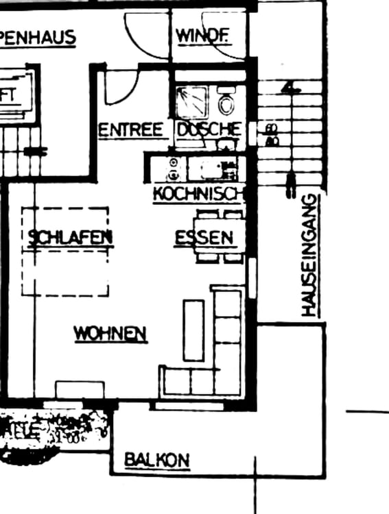 Charmante 2.5-Zimmer-Wohnung an der Bahnhofstrasse in Davos Dorf 6
