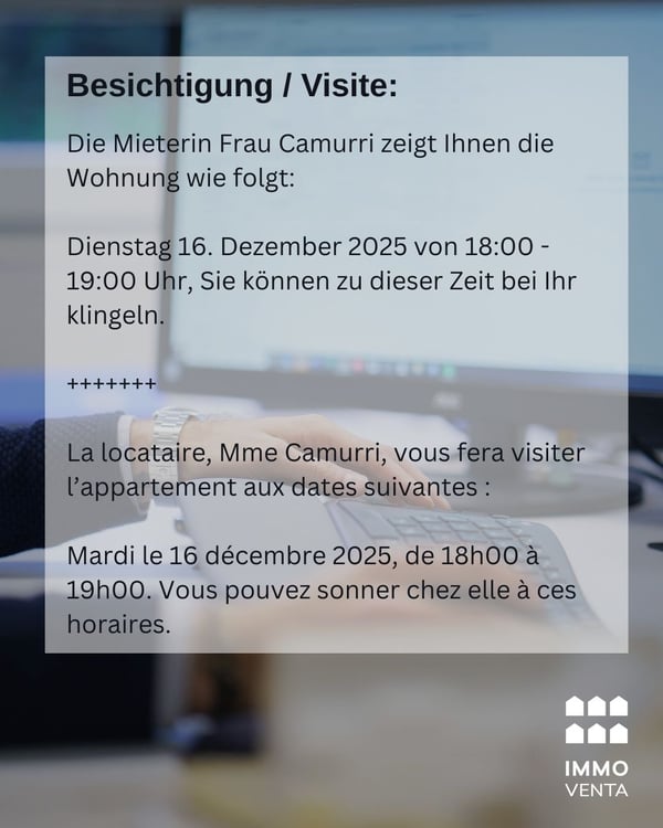 Grosszügige 1-Zimmer-Wohnung im Zentrum / Spacieux appartement de 1 pièces au centre-ville 14