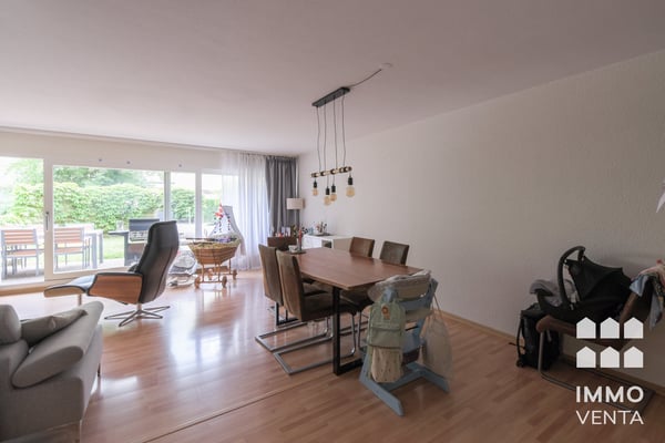 Duplex 3½ WHG im Grünen mit grosser Terrasse un Gartensitzplatz 3