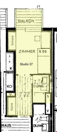 (27) Möbliertes Studio an ruhiger Lage, Nähe Uni / ETH 7