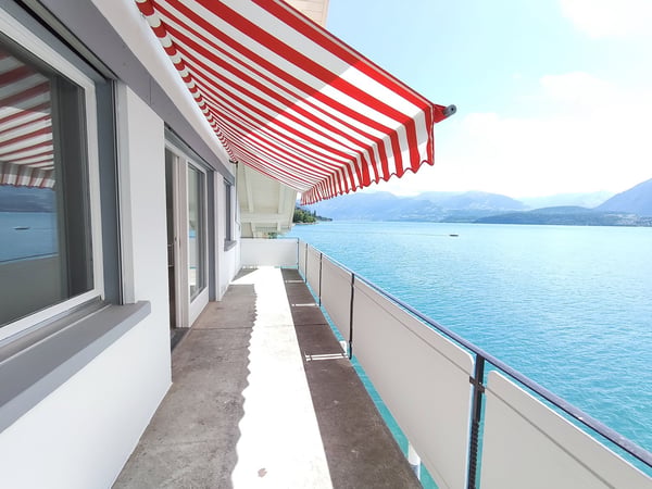 Charmante 3-Zimmer-Wohnung mit Seeblick in Oberhofen am Thunersee 1