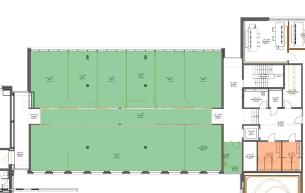 Helle Büroräumlichkeiten mit flexibler Raumaufteilung 10