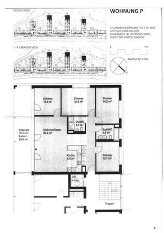 Helle, moderne, Wohnung mit sehr grossem Balkon 30.9m2 8