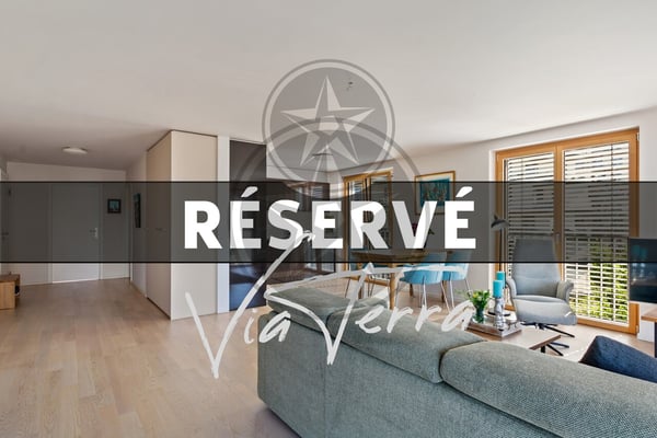 RESERVE-Spacieux appartement traversant de 3,5 pces avec grand balcon 1