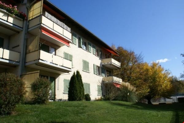 2-Zimmerwohnung - Balkon mit Blick auf den Niesen 1