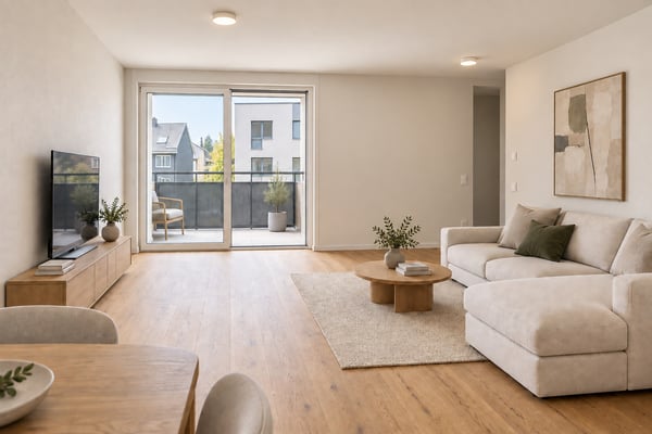 Schlüsselfertige 3.5-Zimmer-Neubauwohnung mit 12 m² Balkon 2