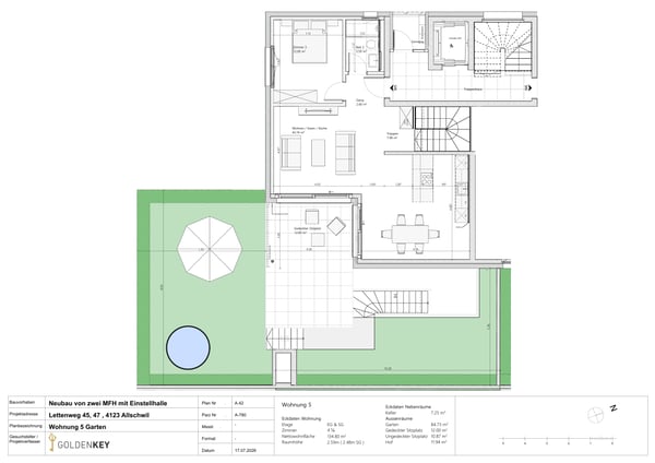 Schlüsselfertige 4.5-Zimmer-Gartenmaisonette mit 135 m² Wohnfläche 5