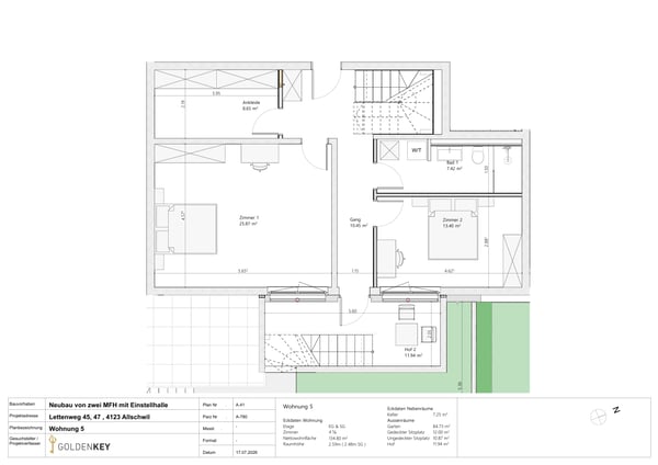 Schlüsselfertige 4.5-Zimmer-Gartenmaisonette mit 135 m² Wohnfläche 6