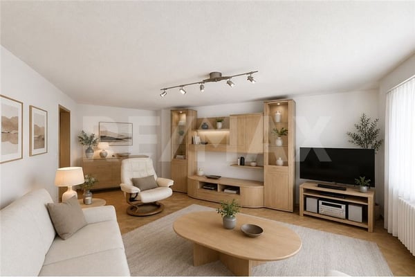 Geräumige 2½-Zimmer-Wohnung mit Balkon und Bergsicht - ideal zum Wohnen oder Vermieten 2