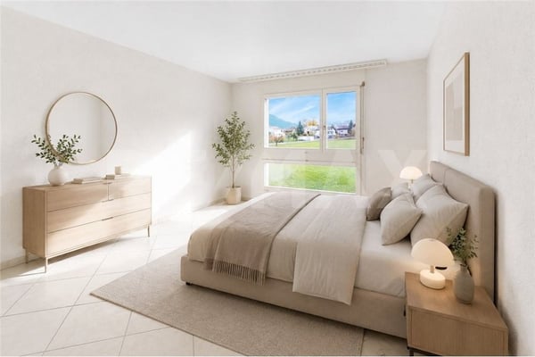 Die Aussicht inklusive - 4½-Zimmer-Dachwohnung im obersten Geschoss 4