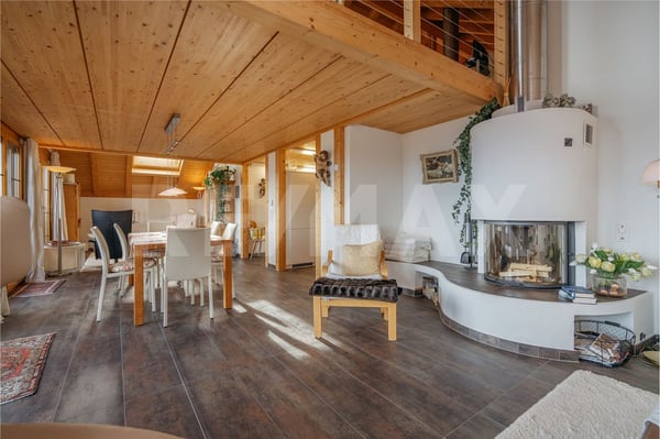 Weitblick. Privatsphäre. Exklusivität. Dachmaisonette über dem Thunersee (auch als Zweitwohnsitz) 4