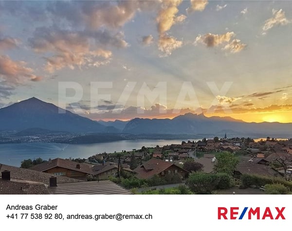 Maisonette-Wohnung in Sigriswil mit Berg- und Seeblick 1
