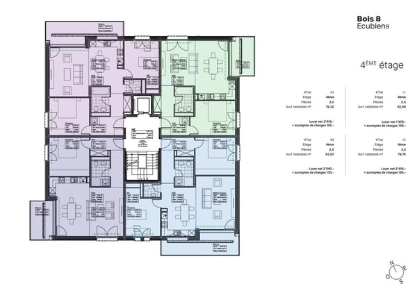 Appartements neufs de 3.5 pièces à louer à Ecublens 11