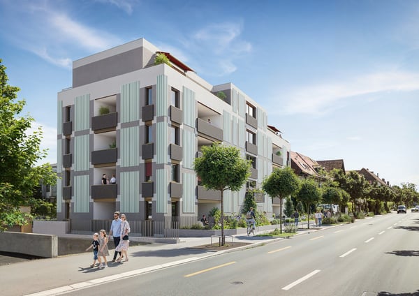 Lichtdurchflutete 4.5 Zimmerwohnung mit zwei Reduits und zwei Loggien 12