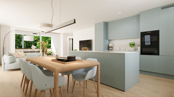 Lichtdurchflutete 4.5 Zimmerwohnung mit zwei Reduits und zwei Loggien 2