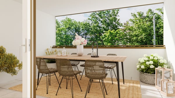 Hochwertige 3.5 Zimmerwohnung mit zwei Badezimmer und zwei Loggien 2