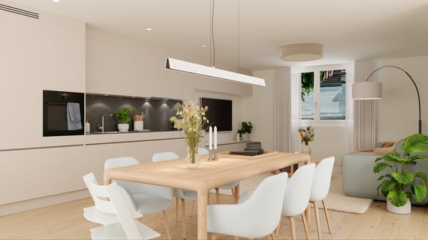 Hochwertige 3.5 Zimmerwohnung mit zwei Badezimmer und zwei Loggien 1