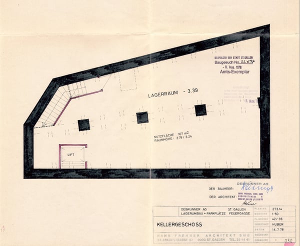 Lagerraum im 1. Obergeschoss zu vermieten - 107 m² 3