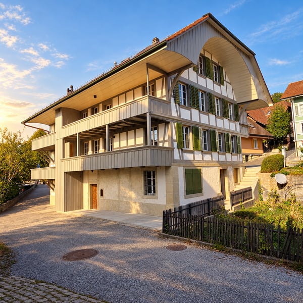 Erstbezug in die charmante 4.5-Zimmer-Maisonette-Wohnung in Worb