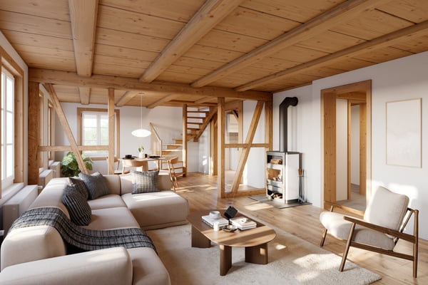 Erstbezug in die charmante 3.5-Zimmer-Maisonette-Wohnung in Worb 2